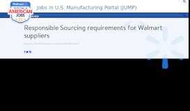 
							         Responsible Sourcing requirements for Walmart suppliers								  
							    