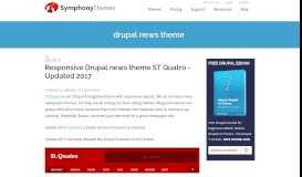 
							         Responsive Drupal News Themes | SymphonyThemes								  
							    