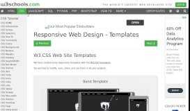 
							         Responsive Web Design Templates - W3Schools								  
							    