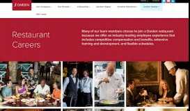 
							         Restaurant Careers | Darden Restaurants								  
							    