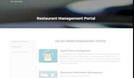 
							         Restaurant Management Portal | Clorder								  
							    