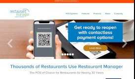
							         Restaurant Manager POS | POS Systems for restaurants								  
							    