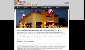 
							         Restaurant Supply Chain Solutions, LLC - Home Page								  
							    