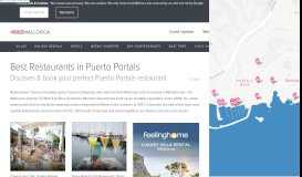 
							         Restaurants in Puerto Portals | SeeMallorca.com								  
							    