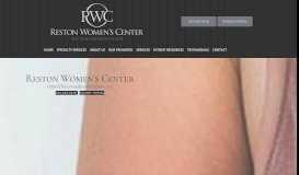 
							         Reston Women's Center: OB/GYNs: Reston, VA								  
							    