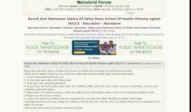 
							         Result And Admission Status Of Delta State School Of Health Ufuoma ...								  
							    