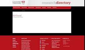 
							         Results for MCCP - Research Portal | Lancaster University								  
							    