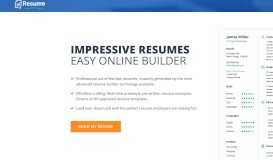 
							         Resume Maker Online | Create a Perfect Resume in 5 Minutes!								  
							    