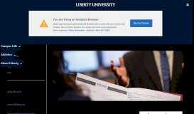 
							         Resumes & Portfolios | Career Services | Liberty University								  
							    