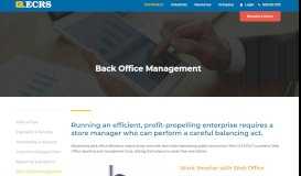 
							         Retail Back Office Management Software | ECRS								  
							    