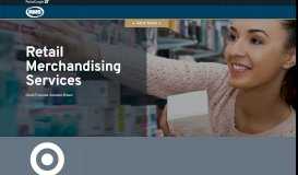 
							         Retail Merchandising Services | A Merchandising Solutions Company								  
							    