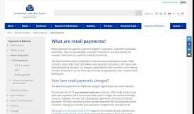 
							         Retail payments - European Central Bank								  
							    