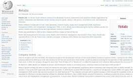 
							         Retalix - Wikipedia								  
							    