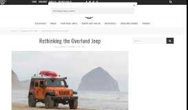 
							         Rethinking the Overland Jeep – Expedition Portal								  
							    