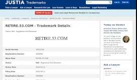 
							         RETIRE.53.COM Trademark of Fifth Third Bancorp ...								  
							    