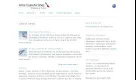 
							         Retiree Site - American Airlines - Login								  
							    