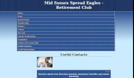 
							         Retirement Club: Queries about ... - Mid Sussex Spread Eagles								  
							    