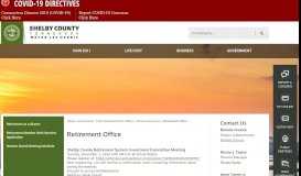 
							         Retirement Office | Shelby County, TN - Official Website								  
							    