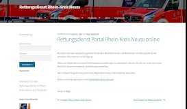 
							         Rettungsdienst Portal Rhein-Kreis Neuss online – Rettungsdienst ...								  
							    