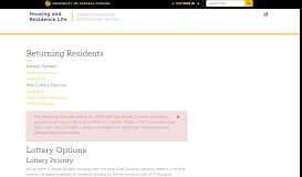 
							         Returning Residents • Housing and Residence Life • UCF								  
							    