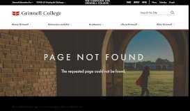 
							         Returning Students | Grinnell College								  
							    