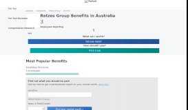 
							         Retzos Group Benefits & Perks in Australia | PayScale								  
							    