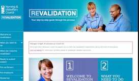 
							         Revalidation | The Nursing and Midwifery Council - NMC								  
							    