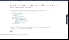 
							         Review 2018 Open Payments Program Data Through May 15 - AAFP								  
							    