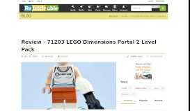 
							         Review - 71203 LEGO Dimensions Portal 2 Level Pack | Rebrickable ...								  
							    