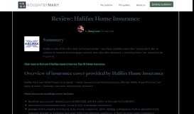 
							         Review: Halifax Home Insurance - Bought By Many								  
							    