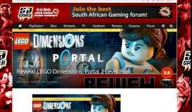 
							         Review: LEGO Dimensions: Portal 2 Level Pack - SA Gamer								  
							    