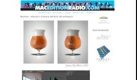 
							         Review – Maxon's Cinema 4D R16 3D Software | Mac Edition Radio								  
							    