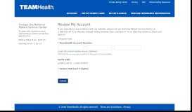 
							         Review My Account - TeamHealth								  
							    