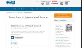 
							         Review of Travel Insured International | Travel Insurance Review								  
							    