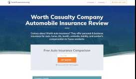 
							         Review of Worth Casualty Company Automobile Insurance ...								  
							    