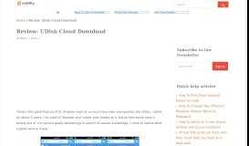 
							         Review: UDisk Cloud Download - MobilityArena								  
							    