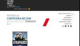 
							         Revisa la Cartelera de cine Vivo Outlet Temuco - Malls y Outlets Vivo								  
							    