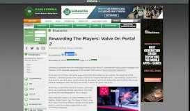 
							         Rewarding The Players: Valve On Portal 2 - Gamasutra								  
							    
