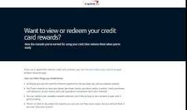 
							         Rewards | Support Center - Capital One								  
							    