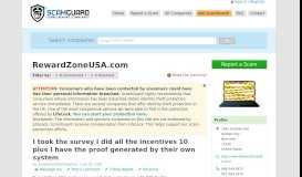 
							         RewardZoneUSA.com >> 6 complaints & reviews ...								  
							    