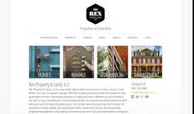 
							         Rex Property & Land, LLC: Home								  
							    