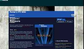 
							         Rexaura | Portal 2 PTI Wiki | FANDOM powered by Wikia								  
							    