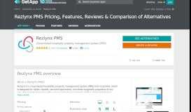 
							         Rezlynx PMS Pricing, Features, Reviews & Comparison of ...								  
							    