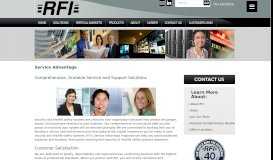 
							         RFI Integrated Security Solutions - The Service Advantage								  
							    