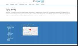 
							         RFQ – ProPortal – Online Procurement Portal								  
							    
