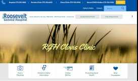 
							         RGH Clovis Clinic | Roosevelt General Hospital								  
							    