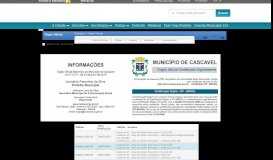 
							         Órgão Oficial - Portal do Município de Cascavel								  
							    