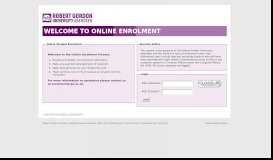 
							         RGU Online Enrolment - Robert Gordon University								  
							    