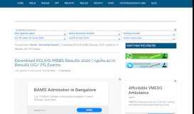 
							         RGUHS Results 2019 | UG, PG RGUHS Candidate Wise Results 2018 ...								  
							    