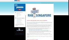 
							         RHB Online Banking								  
							    